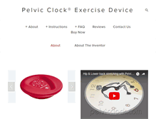 Tablet Screenshot of pelvicclock.com